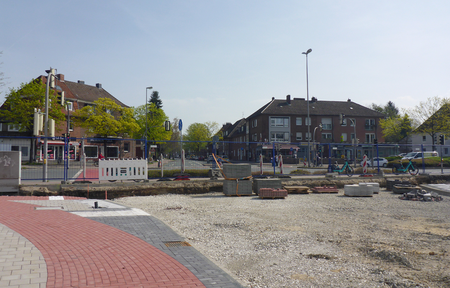 Das York-Quartier erhält auf Höhe des Gremmendorfer Weges eine Straßen-Anbindung an den Albersloher Weg. © Stadt Münster