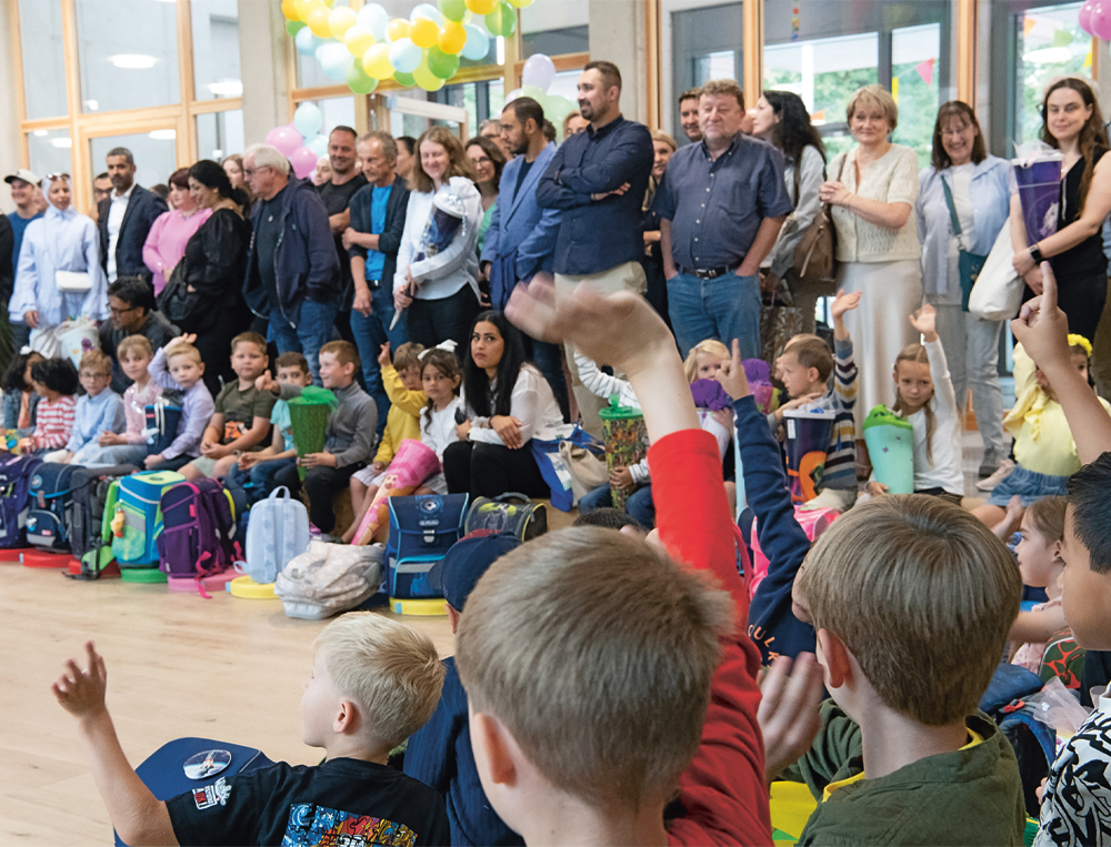 Versammlung in Foyer