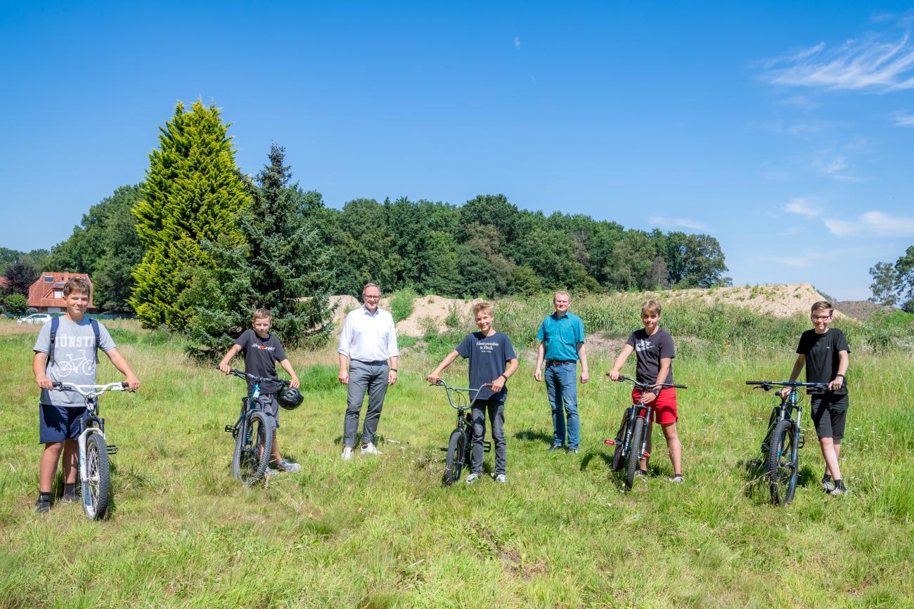 Gelände York-Quartier Dirtbike Strecke