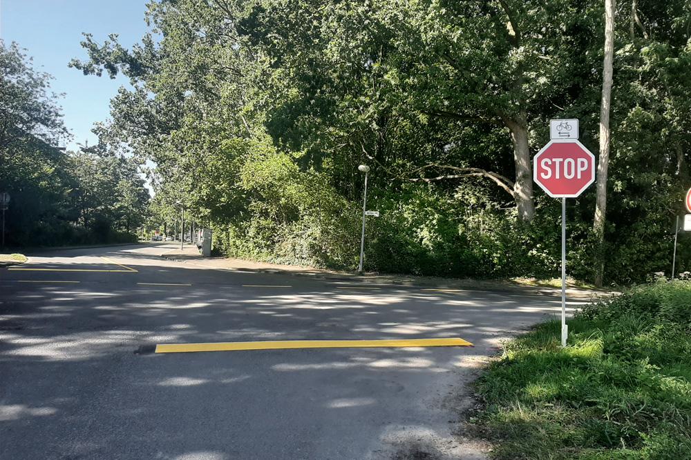 Geänderte Verkehrsführung an der Kreuzung